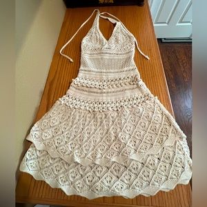 Victorias Secret Midi crochet dress